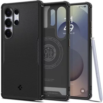   Spigen Core Armor Mag Case Samsung Galaxy S25 Ultra tok, fekete