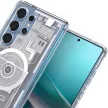SPIGEN case ULTRA HYBRID MAG compatible with MAGSAFE SAMSUNG GALAXY S25 Ultra zero one tok, fehér