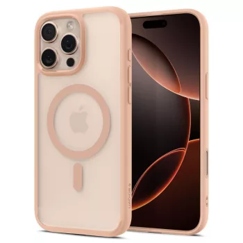   SPIGEN ULTRA HYBRID ”T” MAG MAGSAFE IPHONE 16 PRO MAX FROST tok, rózsaszín titánium