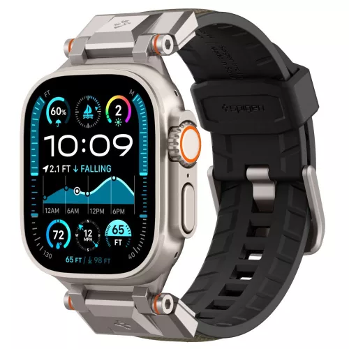 SPIGEN DURAPRO ARMOR APPLE WATCH 6/ 7/ 8/ 9/ 10/ SE/ ULTRA 1/ 2 (44/ 45/ 46/ 49 MM) tok, zöld