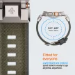 SPIGEN DURAPRO ARMOR APPLE WATCH 6/ 7/ 8/ 9/ 10/ SE/ ULTRA 1/ 2 (44/ 45/ 46/ 49 MM) tok, zöld