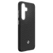 Spigen Enzo Aramid GP-FPS931PGABW Silicone Case with Built-in MagFit Ring Samsung Galaxy S25 tok, fekete