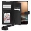 SPIGEN WALLET Samsung GALAXY S25 Plus PLUS tok, fekete