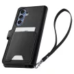 SPIGEN WALLET Samsung GALAXY S25 Plus PLUS tok, fekete