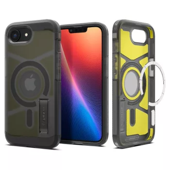 SPIGEN TOUGH ARMOR MAG MAGSAFE iPhone 16E FROST tok, fekete
