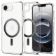 SPIGEN case ULTRA HYBRID MAG MagSafe Apple iPhone 16e carbon fiber tok, fekete