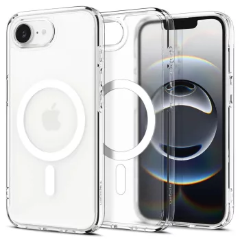   SPIGEN case ULTRA HYBRID MAG MagSafe Apple iPhone 16e tok, fehér