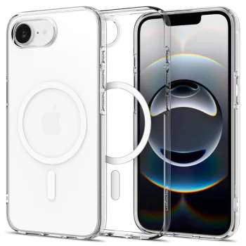   Spigen Liquid Crystal Mag MagSafe iPhone 16e Case tok, átlátszó