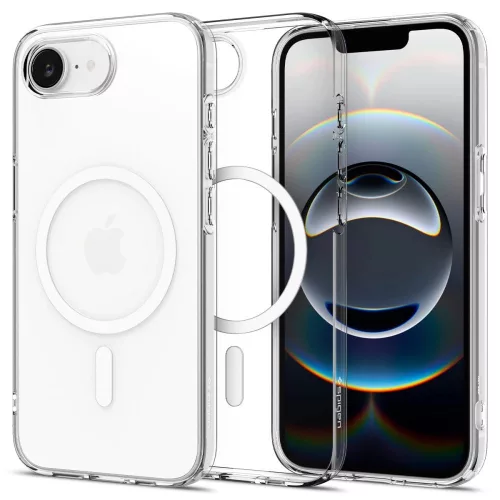 Spigen Liquid Crystal Mag MagSafe iPhone 16e Case tok, átlátszó