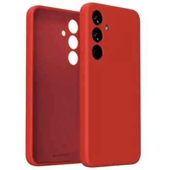   Mercury Silicone hátlap, tok Samsung Galaxy S23 FE S711, piros