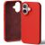 Mercury Silicone iPhone 16 6,1" tok, piros
