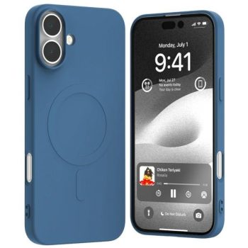   Mercury MagSafe Semi-Silicone iPhone 16 Plus 6,7" tok, kék