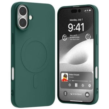   Mercury MagSafe Semi-Silicone iPhone 16 Plus 6,7" tok, zöld
