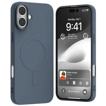   Mercury MagSafe Semi-Silicone iPhone 16 Plus 6,7" tok, kék