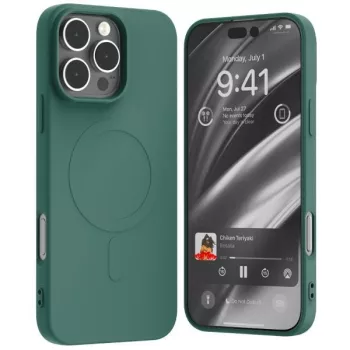   Mercury MagSafe Semi-Silicone iPhone 16 Pro Max 6,9" tok, zöld