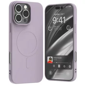   Mercury MagSafe Semi-Silicone iPhone 16 Pro Max 6,9" tok, lila