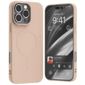   Mercury MagSafe Semi-Silicone iPhone 16 Pro Max 6,9" tok, rózsaszín
