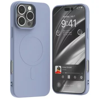   Mercury MagSafe Semi-Silicone iPhone 16 Pro Max 6,9" tok, lila