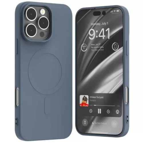 Mercury MagSafe Semi-Silicone iPhone 16 Pro Max 6,9" tok, kék