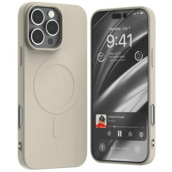   Mercury MagSafe Semi-Silicone iPhone 16 Pro Max 6,9" tok, bézs