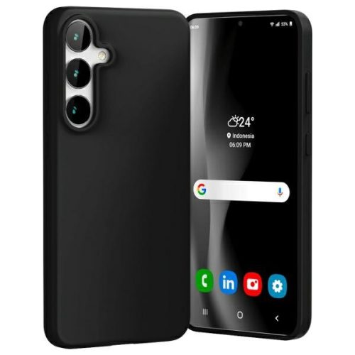 Mercury Soft Samsung S24 FE S721 tok, fekete