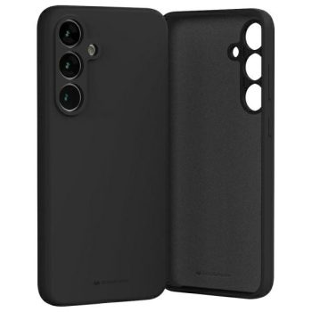 Mercury Silicone Samsung S24 FE S721 tok, fekete