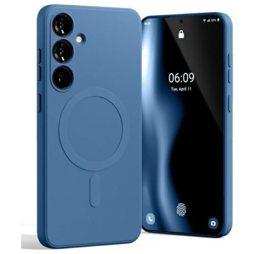 Mercury MagSafe Semi-Silicone Samsung Galaxy S24 FE tok, kék