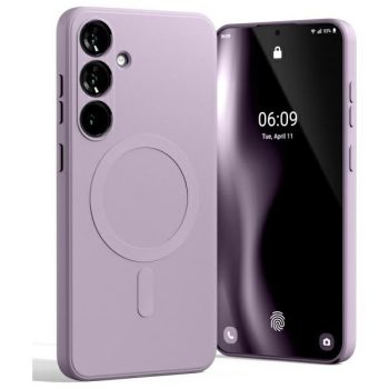   Mercury MagSafe Semi-Silicone Samsung Galaxy S24 FE tok, lila