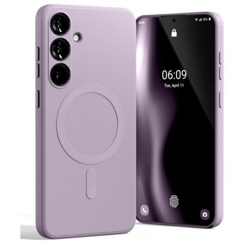 Mercury MagSafe Semi-Silicone Samsung Galaxy S24 FE tok, lila