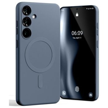   Mercury MagSafe Semi-Silicone Samsung Galaxy S24 FE tok, kék