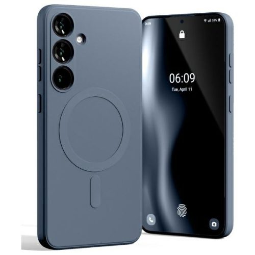 Mercury MagSafe Semi-Silicone Samsung Galaxy S24 FE tok, kék