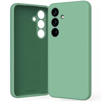 Mercury Silicone Samsung Galaxy S25 S931 zielony /tok, zöld