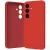 Mercury Silicone Samsung Galaxy S25 S931 tok, piros