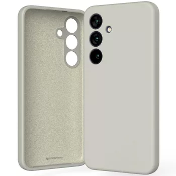 Mercury Silicone Samsung Galaxy S25 S931 tok, bézs
