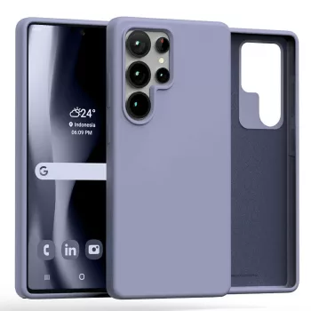 Mercury Silicone Samsung Galaxy S25 Ultra S938 tok, lila