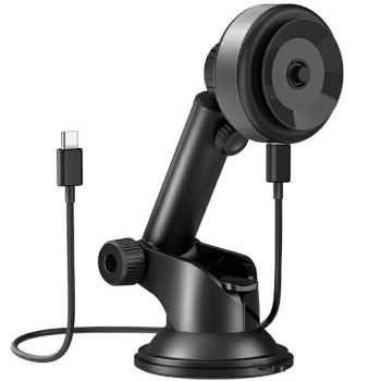   ENERGEA univerzális AirLock indukciós tartó műszerfalra/rácsra, fekete