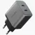 Energea hálózati töltő Ampcharge GaN45 2xUSB-C PD/PPS/QC3.0 45W , szürke