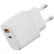 Energea Bazic hálózati töltő Goport Velox Kit 1xUSB-C 1xUSB-A GaN 35W with kábel, fehér
