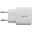 Energea Bazic hálózati töltő Goport Velox Kit 1xUSB-C 1xUSB-A GaN 35W with kábel, fehér