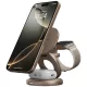 Energea Bazic vezeték nélküli töltő Gomag Gyre Foldable 3in1 15W Fast Charging , arany
