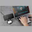 Energea Bazic vezeték nélküli töltő Gomag Gyre Foldable 3in1 15W Fast Charging , arany