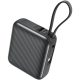 PowerBank Energea Integra Mini 35 10000mAh USB-C beépített kábel PD35W, szürke