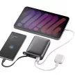 Energea Integra Ultra 45 PD45W 20000Mah Powerbank beépített USB-C kábel, acélszürke
