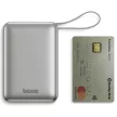 PowerBank 4in1 Bazic Fusion Mini 20000mAh cable USB-C/Lightning kábellel, szürke