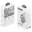 PowerBank 4in1 Bazic Fusion Mini 20000mAh cable USB-C/Lightning kábellel, szürke