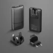 Energea hálózati töltő TravelWorld Edge 65W 2xUSB-C PD/PPS/QC3.0 (US/UK/EU) , arany