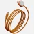 Energea Flow Duo Watch 2-in-1 USB-C USB-C + Apple Watch Charger 480 Mb/s 60W, 1,5m, kábel, narancssárga