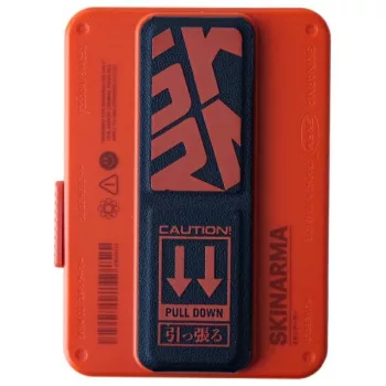   Skinarma Mirage Spunk Wallet Magnetic Grip Stand, MagSafe kártyatartó, narancssárga