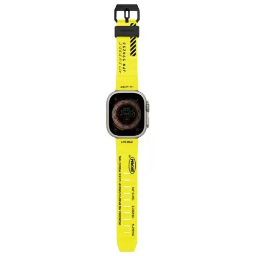 Skinarma óraszíj Shokku Apple Watch         49/45/44mm, sárga
