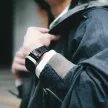 Skinarma óraszíj Titon Apple Watch Ultra    49mm tok, fekete